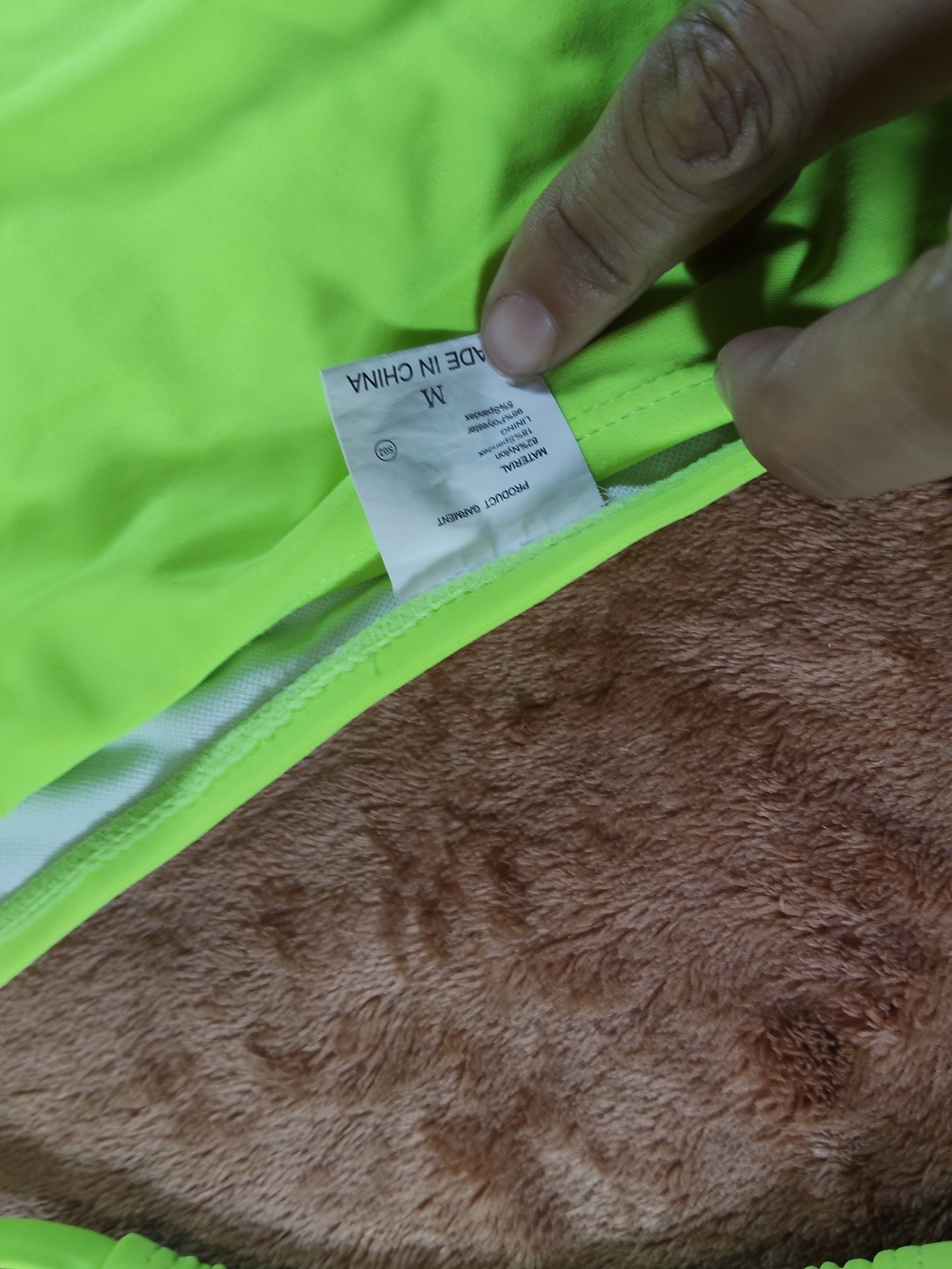 Neon Green Triangle String Bikini Set - Picture 2 of 5